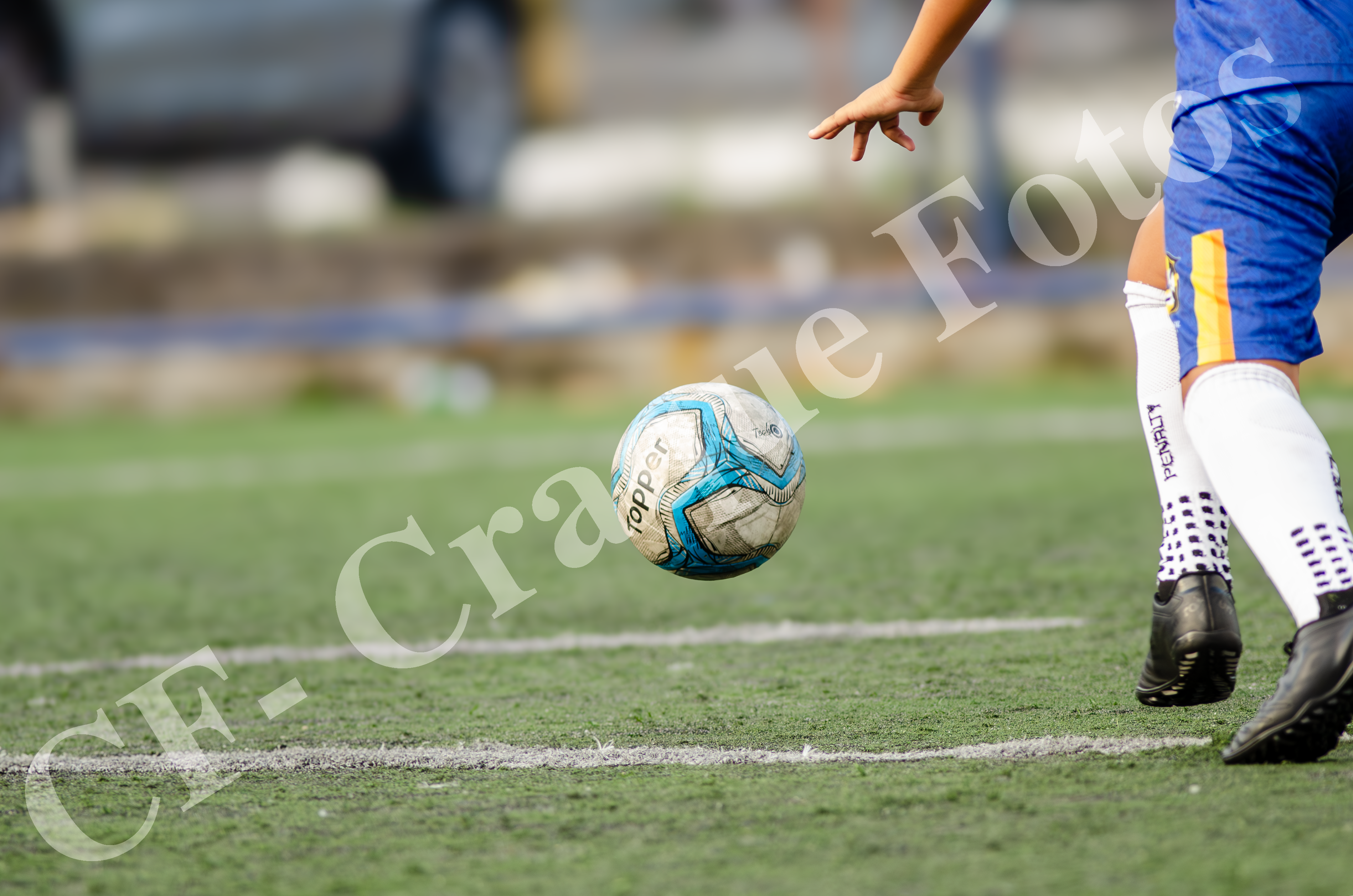 A bola no campo